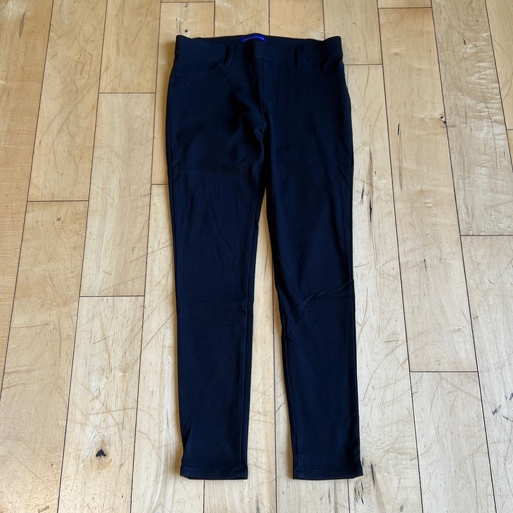 Simply Styled Black Ponte Skinny Legging Pant